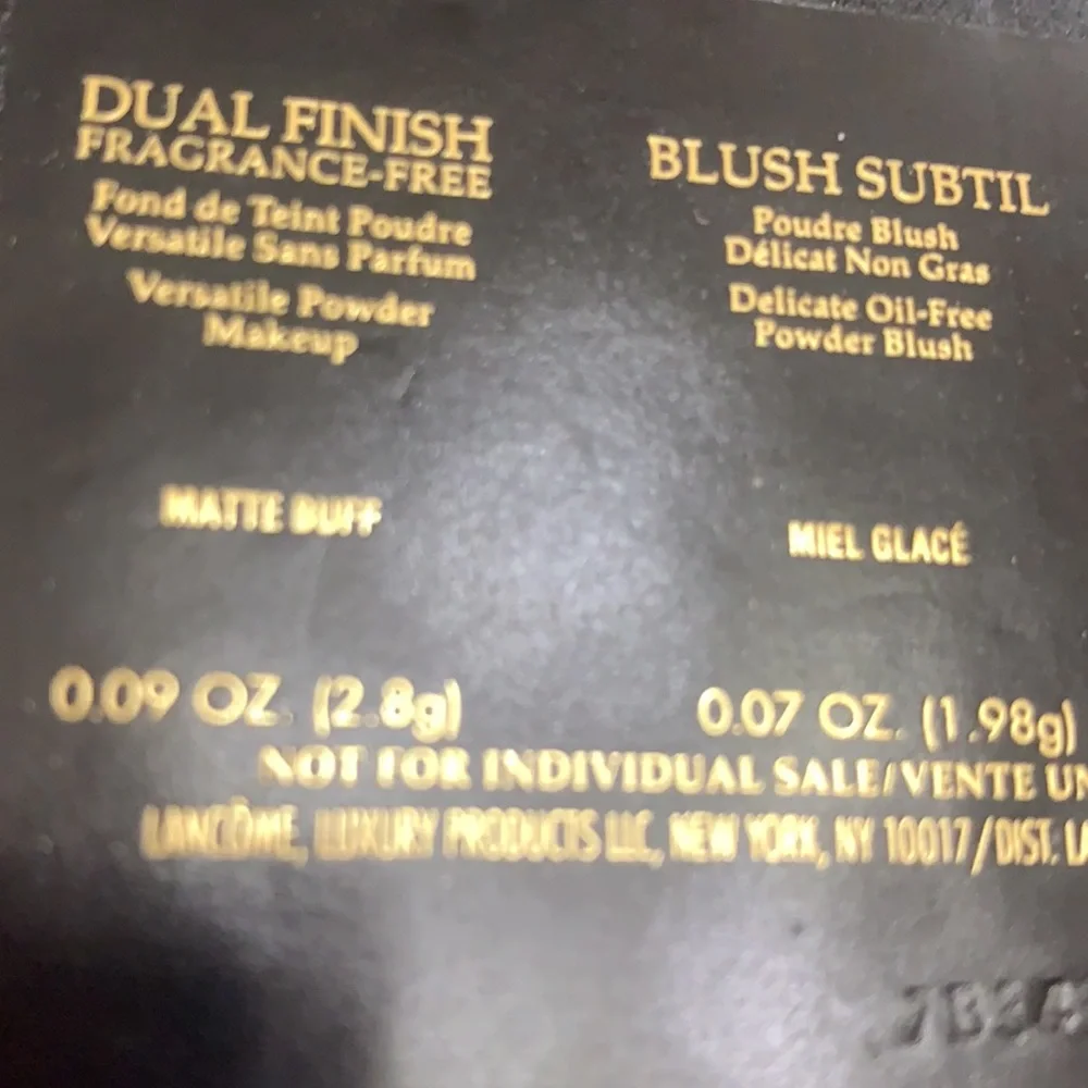 LANCÔME DUAL FINISH BLUSH SUBTIL COLOUR FOCUS SELF SELECT COMPACT PALETTE EYES